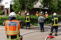 Scheunenbrand in Wölfersheim