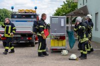 Scheunenbrand in Wölfersheim