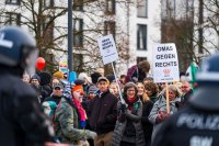 roteste und Demonstrationen in Gießen bei Gründung AfD-Jugendorganisation