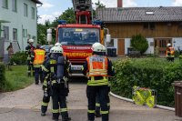Scheunenbrand in Wölfersheim
