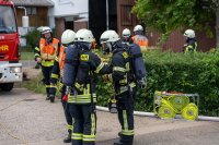 Scheunenbrand in Wölfersheim