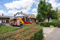 Scheunenbrand in Wölfersheim