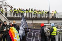 roteste und Demonstrationen in Gießen bei Gründung AfD-Jugendorganisation
