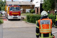 Scheunenbrand in Wölfersheim