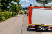Scheunenbrand in Wölfersheim