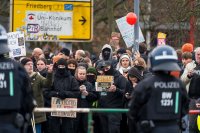 roteste und Demonstrationen in Gießen bei Gründung AfD-Jugendorganisation
